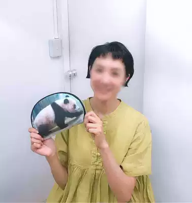 Japanese magazine cotton cute semi-round cosmetic bag storage bag mobile phone bag coin wallet