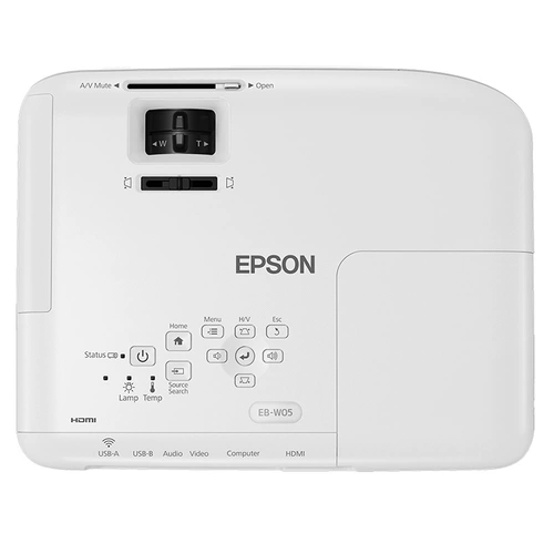 Epson CB-W05 Проектор проектор 3300 Lumen WXGA разрешение горизонтальной градиентной коррекции