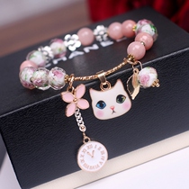 Baby Bracelet Childrens Bracelet Girl cute cartoon paternity bracelet crystal toy girls hand string