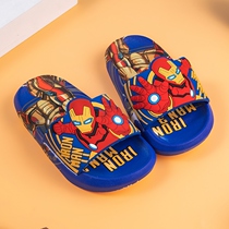 Summer 2021 stepping on the shit feeling Altman Iron Man Slipper Network Red Children and Child Boy Water Resistance