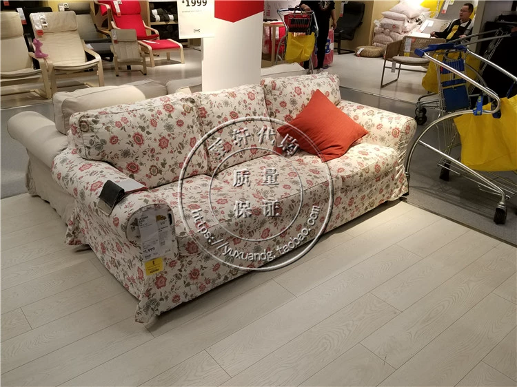 IKEA nội địa mua ghế sofa vải ba chỗ EKTORP - Ghế sô pha