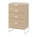 IKEA nhà mua Te Lisuo tủ 4 ngăn kéo tủ ngăn kéo - Buồng tủ để đầu giường Buồng