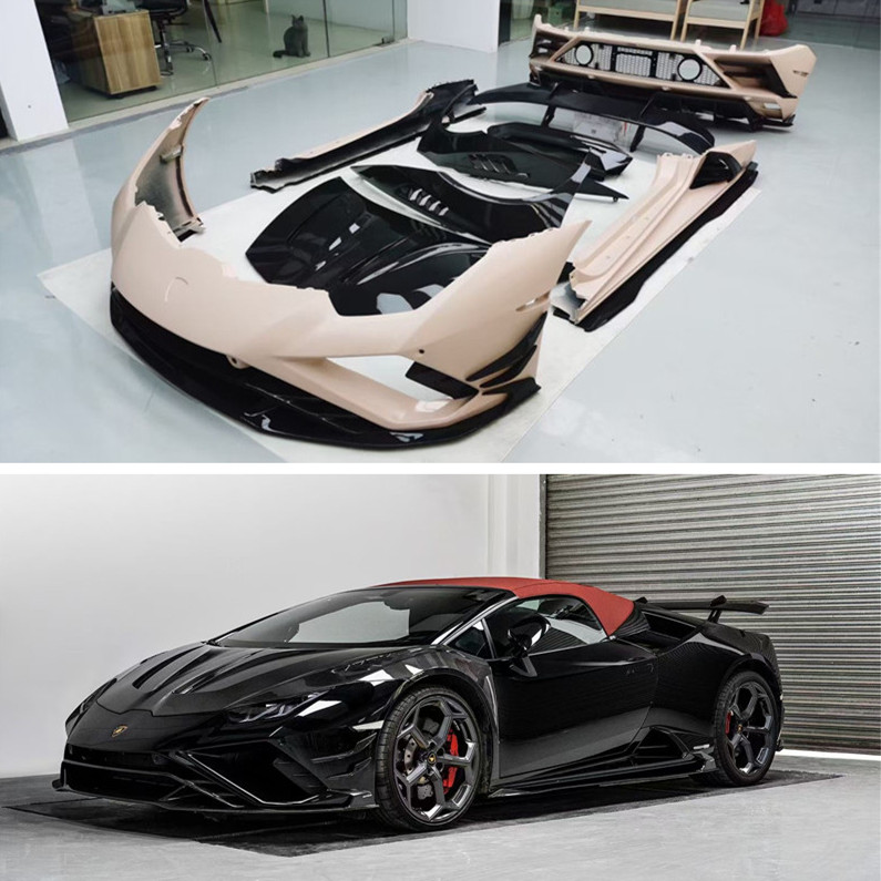 For Lamborghini LP610 LP580 huracan modified EVO RWD encircled front-bar rear-bumper tail