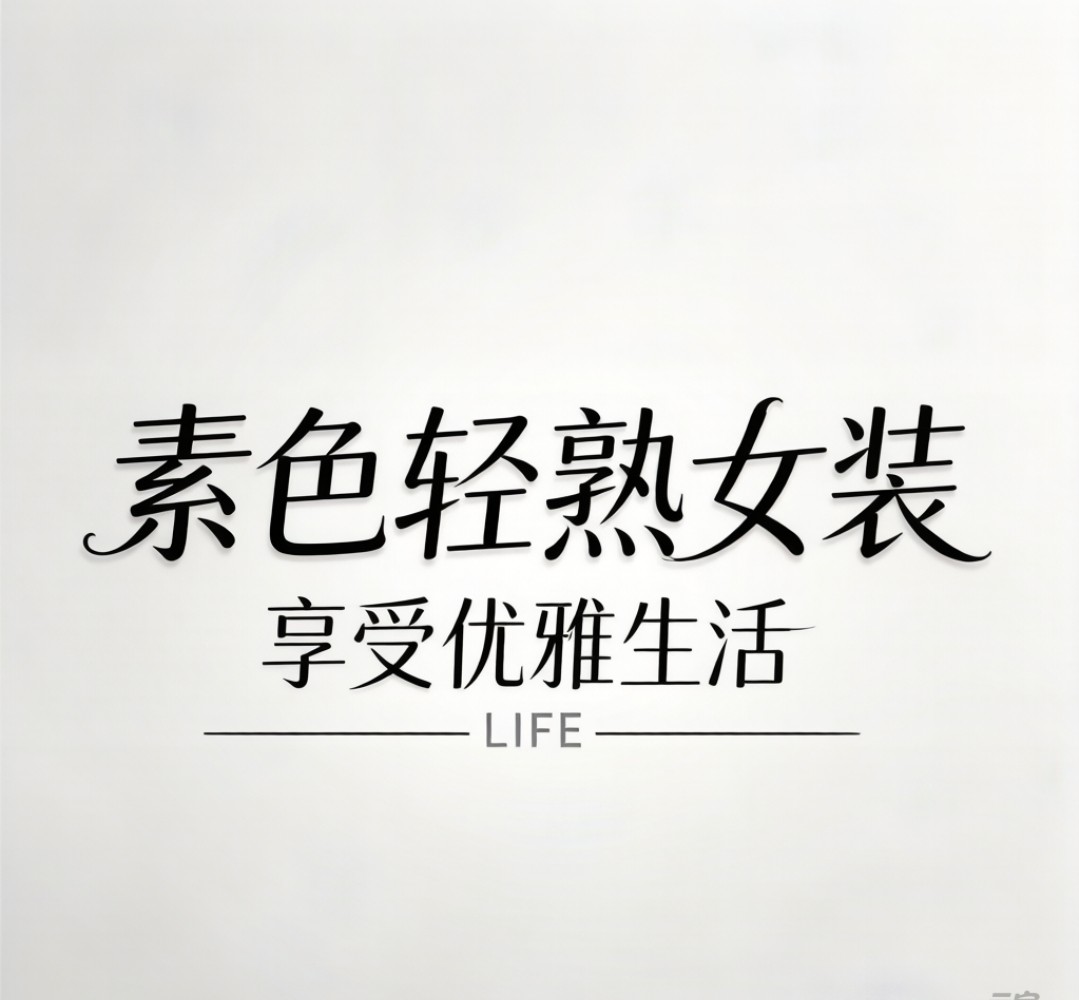 素色轻熟女装的LOGO