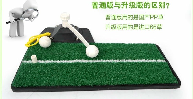 Authentic sân tập golf trong nhà Swing Trainer Golf Mat Gửi Xoay Rod bộ dụng cụ đánh golf	