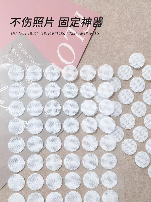120 Pieces of Special Round Hook-And-Loop Fasteners for Felt Boards, Replacing Safety Pins