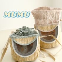 Peony Parrot Tiger Leather Vin Bird Small Parrot Breathable Portable Outband Bag Outside Backpack With Bird Cage Bird Nest