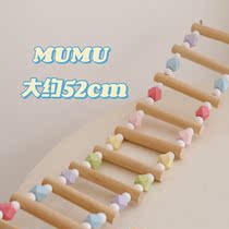 Parrot Toy Bird Supplies Color Autumn gig Cloud ladders Climbing Ladder Climbing peonies Tiger Leather Peony Xuanfeng Grinding Claw Stand Pole Hamster Cloud Ladder