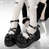 SuperPink Original Lolita [Star Falling] Punk Y2K Горячая девочка густая единственная круглая голова одиночная обувь для женщин