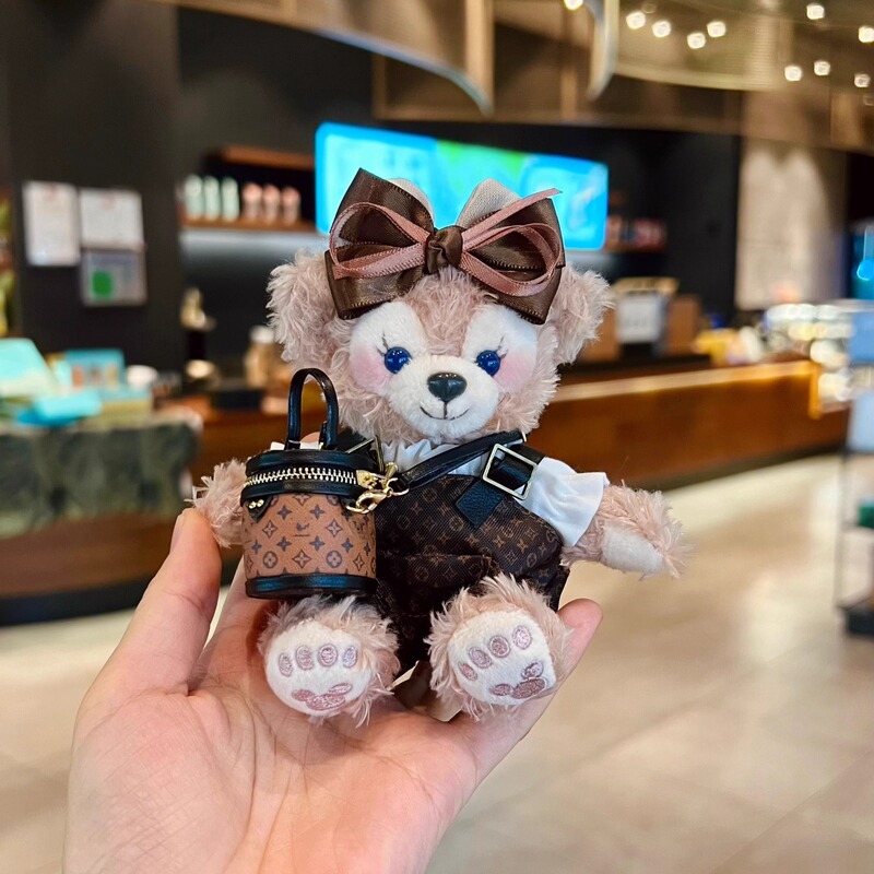 【Old Flower Mei Mei】Plush Doll Pendant Bag Pendant Keychain Pendant Backpack Pendant Cute Car Pendant