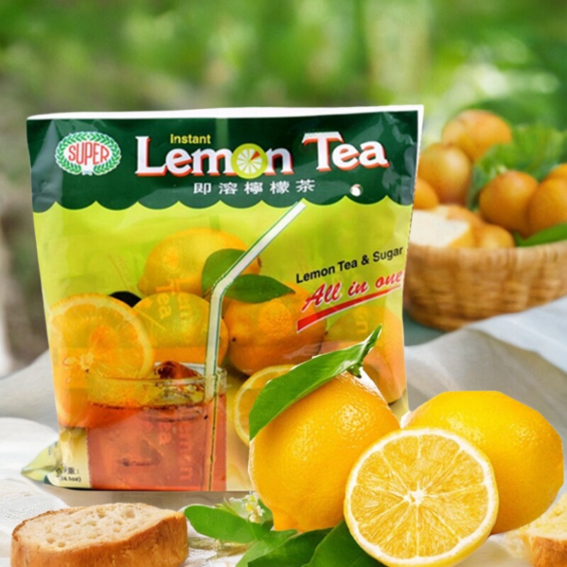 Singapore Super Lemon Tea Instant Tea Powder Thai Instant Drink Bagged Vitamin C Vitamin a Individually Packaged Tea Bags