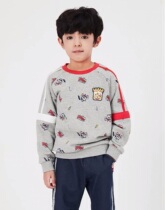 Inspection PAW IN SMALL BEAR BOY CLOTHING SPRING FALL BOY ROUND COLLAR LONG SLEEVE SWEATER PCMAA1211M PURE COTTON