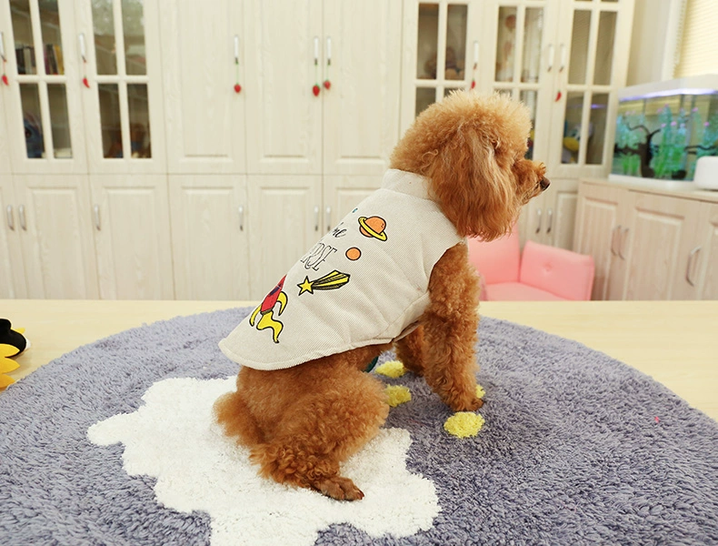 Quần áo chó PETCIRCLE quần áo mèo hơn gấu Jin Mao Teddy chó con quần áo thú cưng nhỏ áo bông vũ trụ - Quần áo & phụ kiện thú cưng