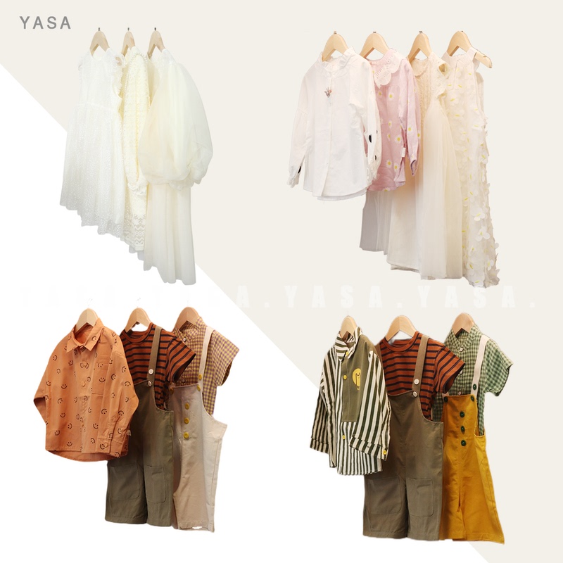 Yasa【Boys and Girls Clothing Collection】Model Room Children's Room Wardrobe Display of Teenage Dresses