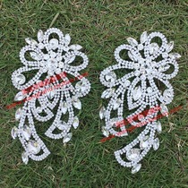 Fashionable crystal shoe box decoration sticker diamond flower mink grass coat collar Rhinestone Wedding dress hand seam drill headscarf drill