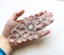 AB color flower water drill finished handmade DIY skirt dress waist decoration applique hand clutch headwear drills