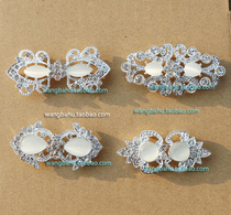 Cats eye water drop horse eye buckle rhinestone coat buckle big sweater sweater sweater buckle cashmere coat diamond buckle