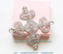 Fashion Chinese knot style high-grade water diamond ornaments finished bridal headwear accessories dress skirt evening bag decoration drills