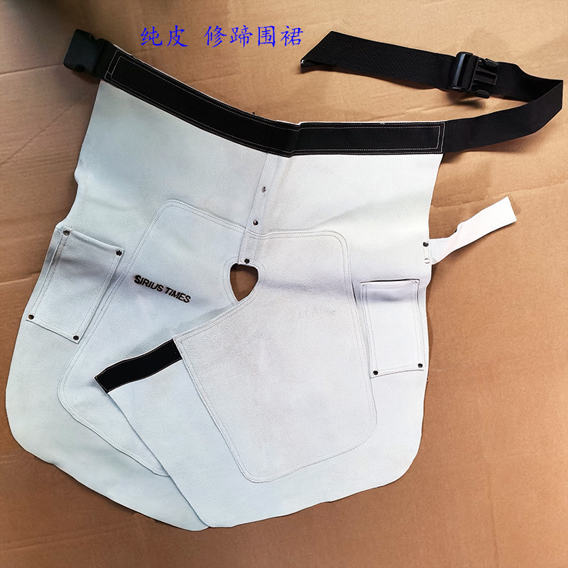 Repairing Hooded Apron Leather Apron leather apron Hooded Leather Pants Big Chaccia Leather Apron Bull Leather Apron Horse House Supplies Heaven-wolf Horse Furniture