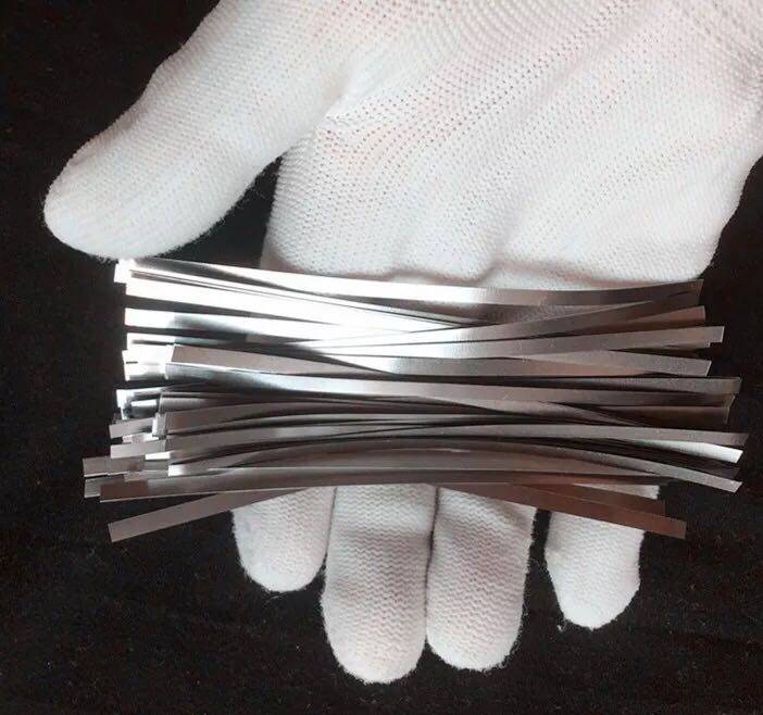 One kg NICKEL PLATED WITH NICKEL SHEET 18650 BATTERY SUPER-LINKED SHEET CUT SLICE PROCESSING FEE DO NOT FILM SEPARATELY