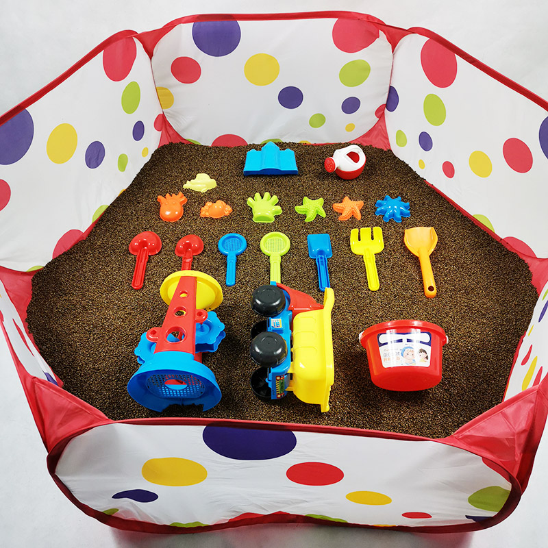 Cassia Toys Beach Set Children Play Sand Pool Plastic Bucket ATV Shovel Bulk Home Play