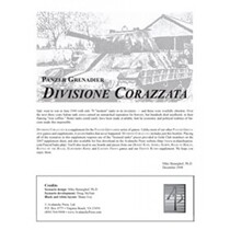 Panzer Grenadier: Divisione Corazzata (excellent) board game spot