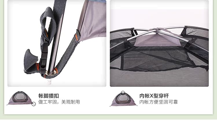Lều ngoài trời Trackman 2 người đi du lịch cắm trại tự lái tour chống mưa mưa đôi kính cực lều hoang - Lều / mái hiên / phụ kiện lều leu cam trai