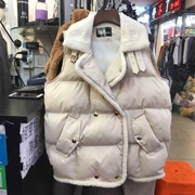 Áo vest cotton nhẹ 2018 mùa đông phiên bản mới của Hàn Quốc áo vest ngắn vest hoang dã kiểu dáng đẹp áo vest thủy triều