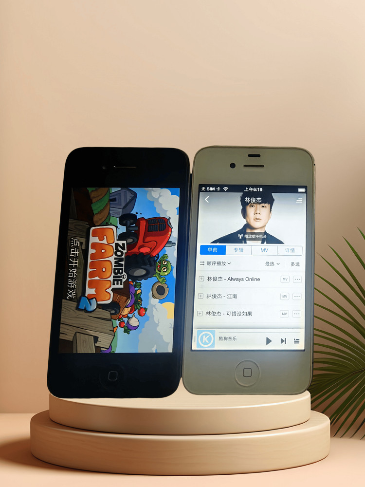 Iphone4S Genuine Apple 4S Unlocked Student and Elderly Backup Camera Game Console Old System 6.1.3