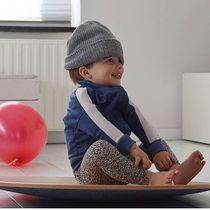 (Netherlands)Net red wobbel balance board 360 degree round seesaw yoga board direct mail spot