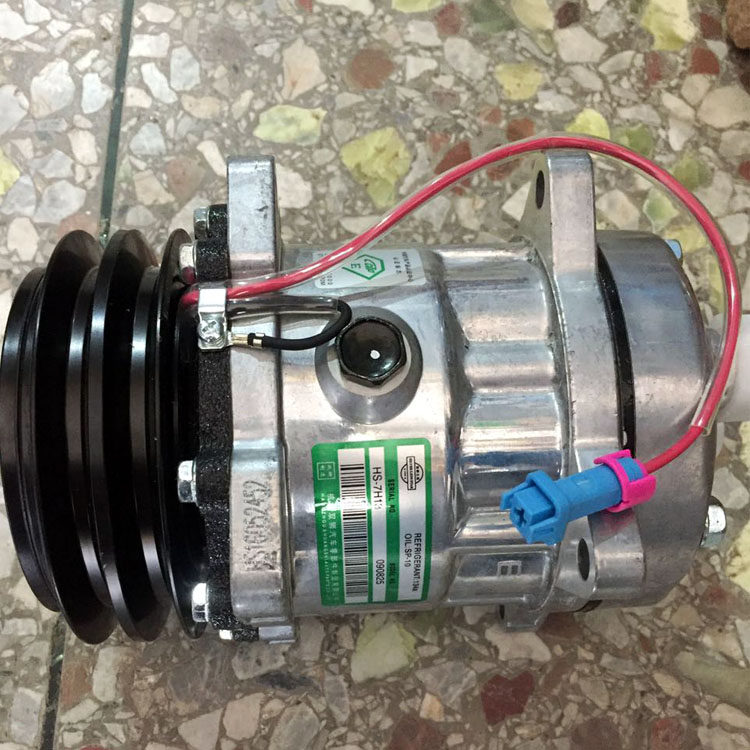 New Source Machinery xinyuanB75-9 Rubber Wheel Type Digger Accessories Engine Air Conditioning Compressor Double Sink