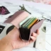 2018 phụ nữ Hàn Quốc mới thẻ accordion chủ thẻ thời trang thẻ tín dụng đặt ngắn ví nhỏ gói thẻ thủy triều ví đựng card hàng hiệu Chủ thẻ