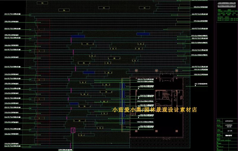 T1613商务企业科研办公产业园景观设计方案CAD施工图纸平面...-8