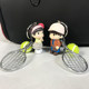 tennis pendant doll ຂອງຂວັນຂະຫນາດນ້ອຍຂອງທີ່ລະນຶກເຫດການສະໂມສອນທີມງານທີ່ລະນຶກ pendant ກາຕູນ