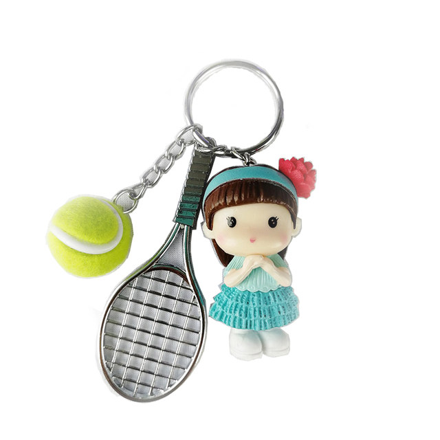 tennis pendant doll ຂອງຂວັນຂະຫນາດນ້ອຍຂອງທີ່ລະນຶກເຫດການສະໂມສອນທີມງານທີ່ລະນຶກ pendant ກາຕູນ