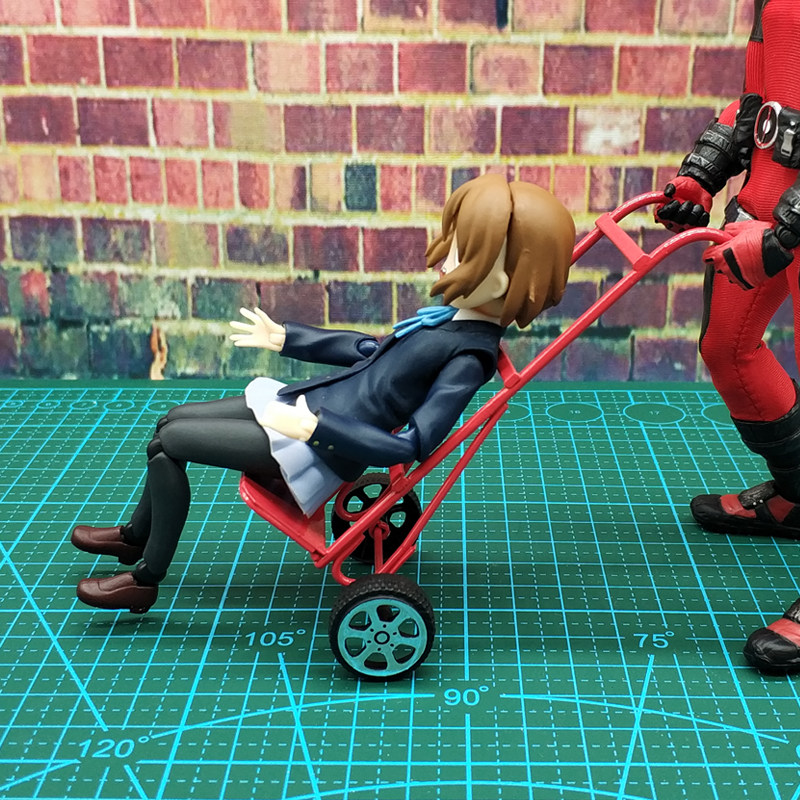 1 12兵人場景配件figma拉貨手推車6寸可動人偶模型shf道具海洋堂