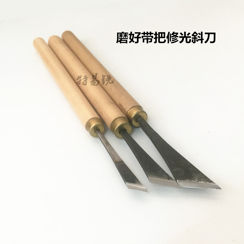 Special Sharp Wood Carving Tool Dongyang Woodworking Engraving Cutter Wood Carving Knife Mill Well With Handle Repair Light Right Inclined Knife