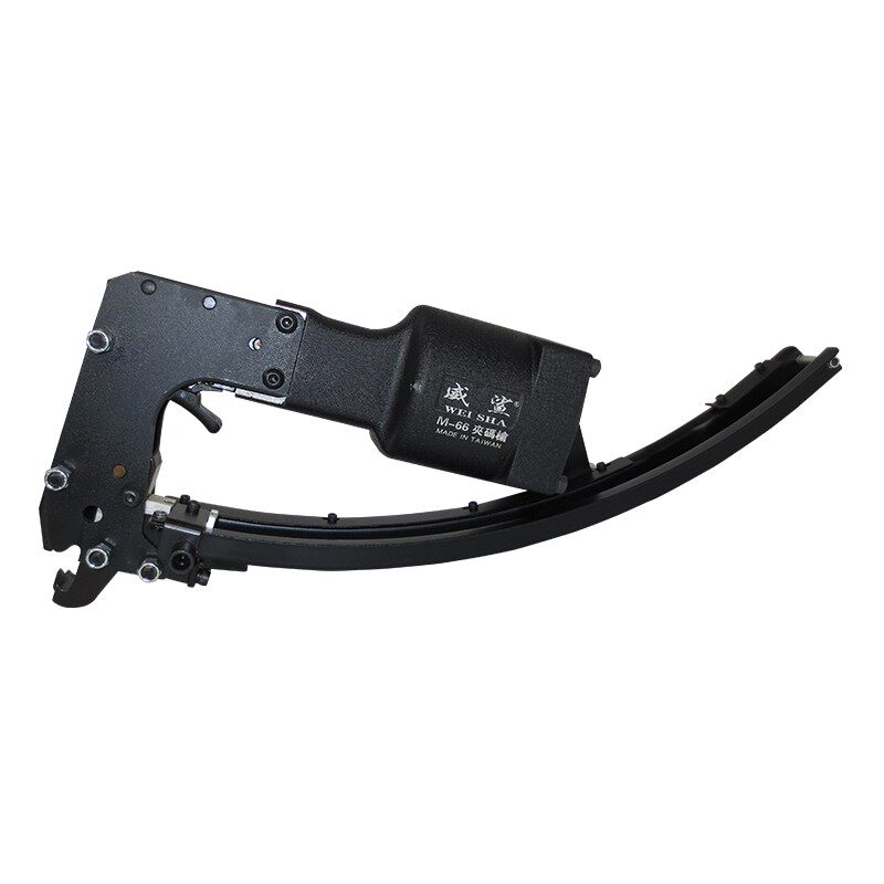 Weisha M66 M45 clip code gun pneumatic mattress bed net cushion sofa spring hairpin buckle cage brown blanket nail gun