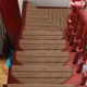 Cầu thang mat cầu thang pad Châu Âu Thảm không keo tự dính thảm cầu thang nhà mat đơn giản hình tùy chỉnh thảm bếp