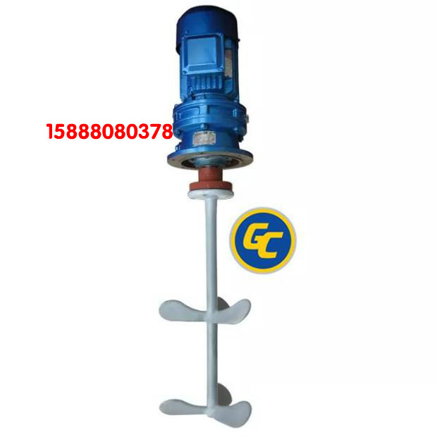 220V1.1KW衬塑杆叶片搅拌电机工业用电耐酸碱防腐蚀电机衬塑杆叶
