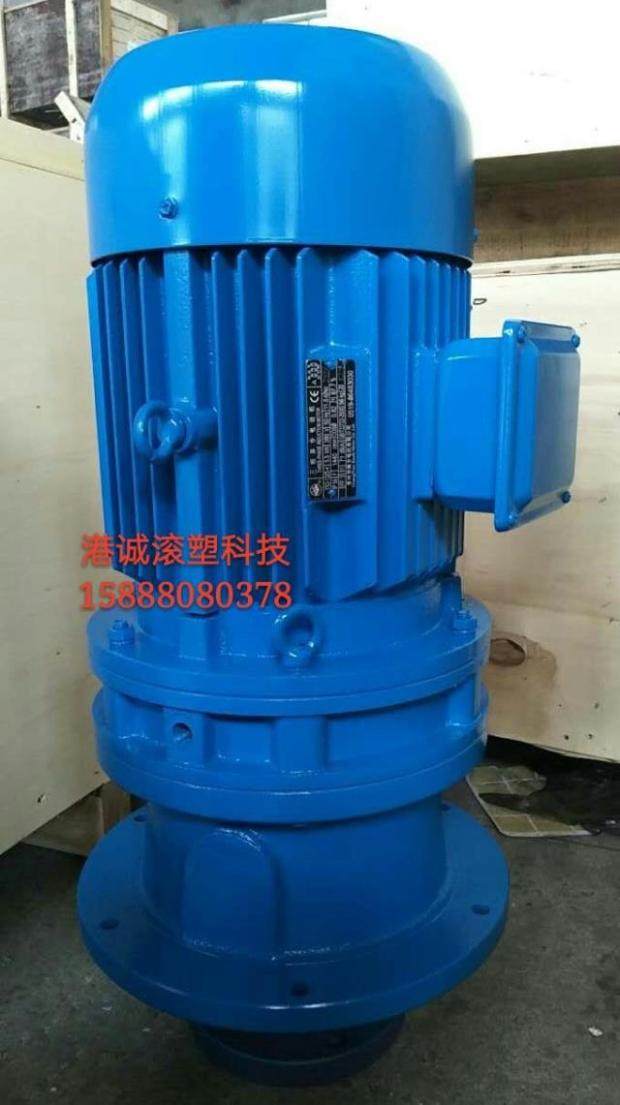 5.5kw摆线针轮立式减速机  5500瓦搅拌机污泥搅拌设备 碳钢衬塑杆