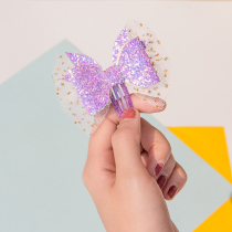 Creative childrens hair accessories Hair clip Cute animal stars flash cloth bangs clip Sweet bb clip Hair accessories Baby hair clip