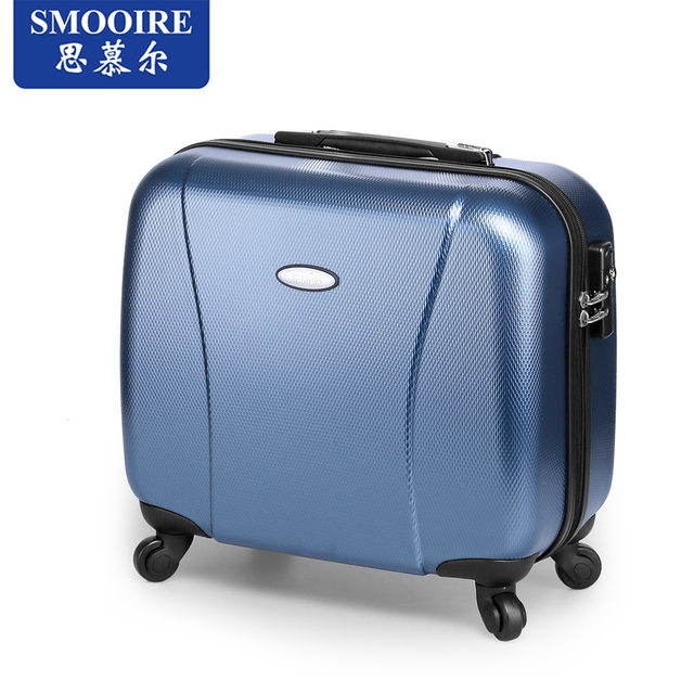 Smuir business boarding case 16-inch trolley case universal wheel aviation suitcase small travel luggage for men and women