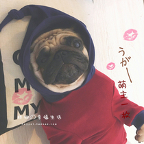 Fardou Bago Grinding sweatshirt Fat dog clothes Pets Autumn Winter Clothing Elastic Needles Weaters Kokie Chai Dogs Stay-at-home Pyjamas