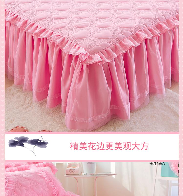 Chăn bông lót đệm giường váy đơn mảnh Simmons bảo vệ bìa chống trượt chống bụi giường 2.0m giường ga trải giường spa đẹp
