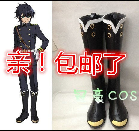 The Seraph of the End: Yohjiro Hyakuya, Shouya Kirishima, Miki Sanjou, Yuki Saotome Cosplay Shoes