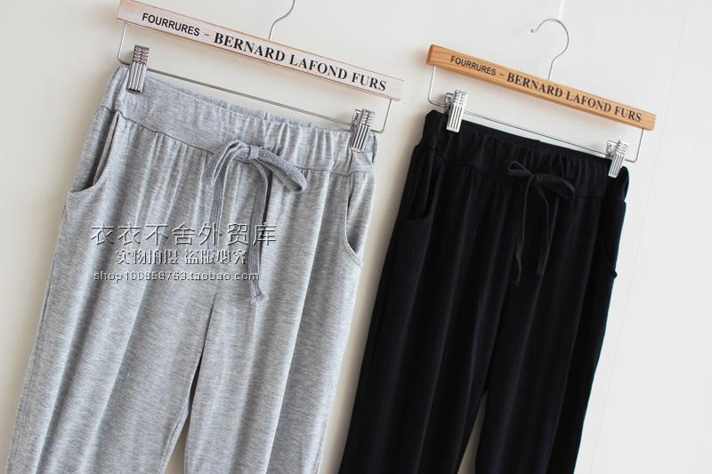 [Đặc biệt hàng ngày] phụ nữ mùa hè phương thức bảy điểm quần ngủ thể thao nhà căng cao buổi sáng đào tạo quần yoga quần quần jogger nữ