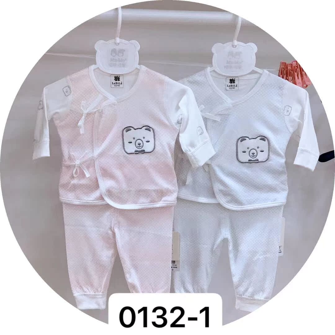 Newborn Clothes Spring Pure Cotton Boneless Lace Suit First Birth Monk Clothes Autumn Clothes Baby Lingerie Sleeve