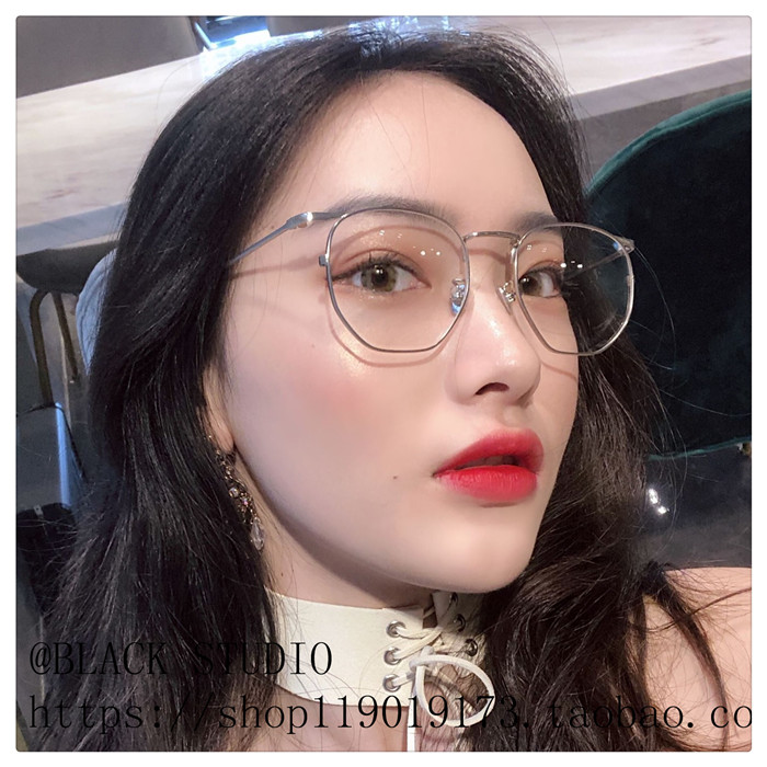 Nhật Bản retro siêu nhẹ kim loại lưới màu đỏ Harajuku kính kính khung tròn nữ trăm mặt với kính cận thị Yan kính kính cận đẹp