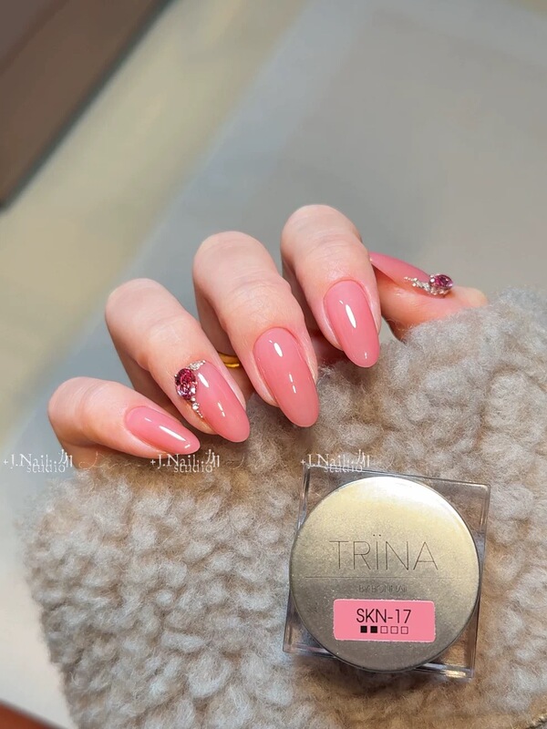 Japanese Trina Ultra-Pink Nude Pink Nagasaka Rina Nail Polish Gel Japanese Trina
